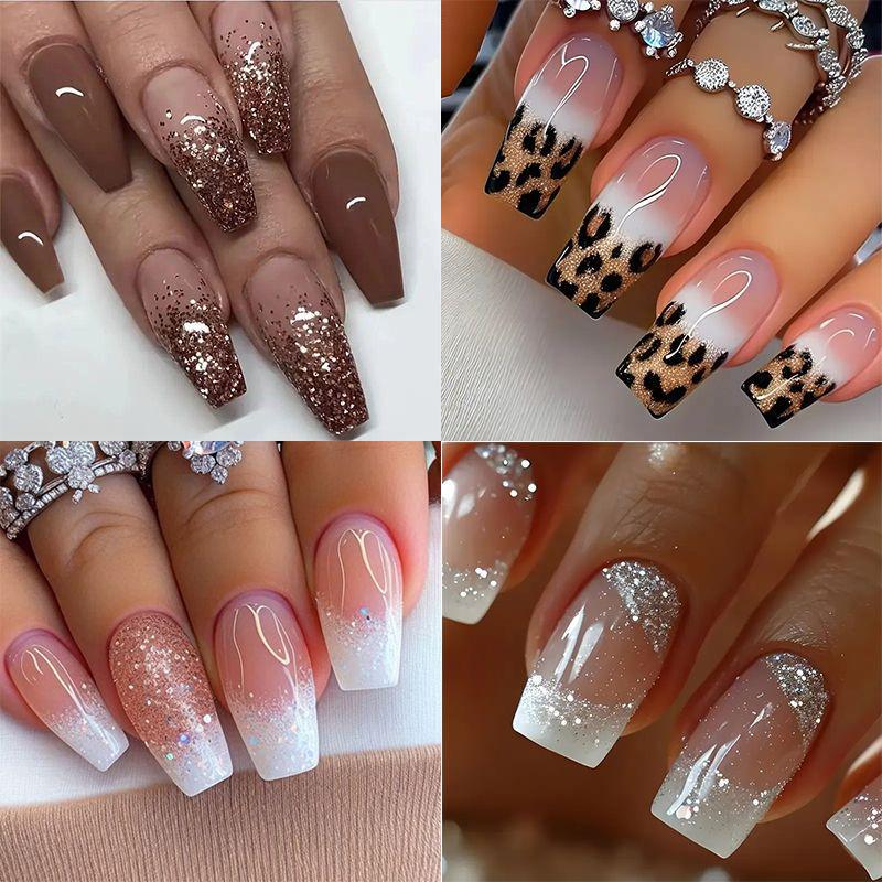 Nail Art Leopard - Nail Art 24 Pieces Gradient Collection