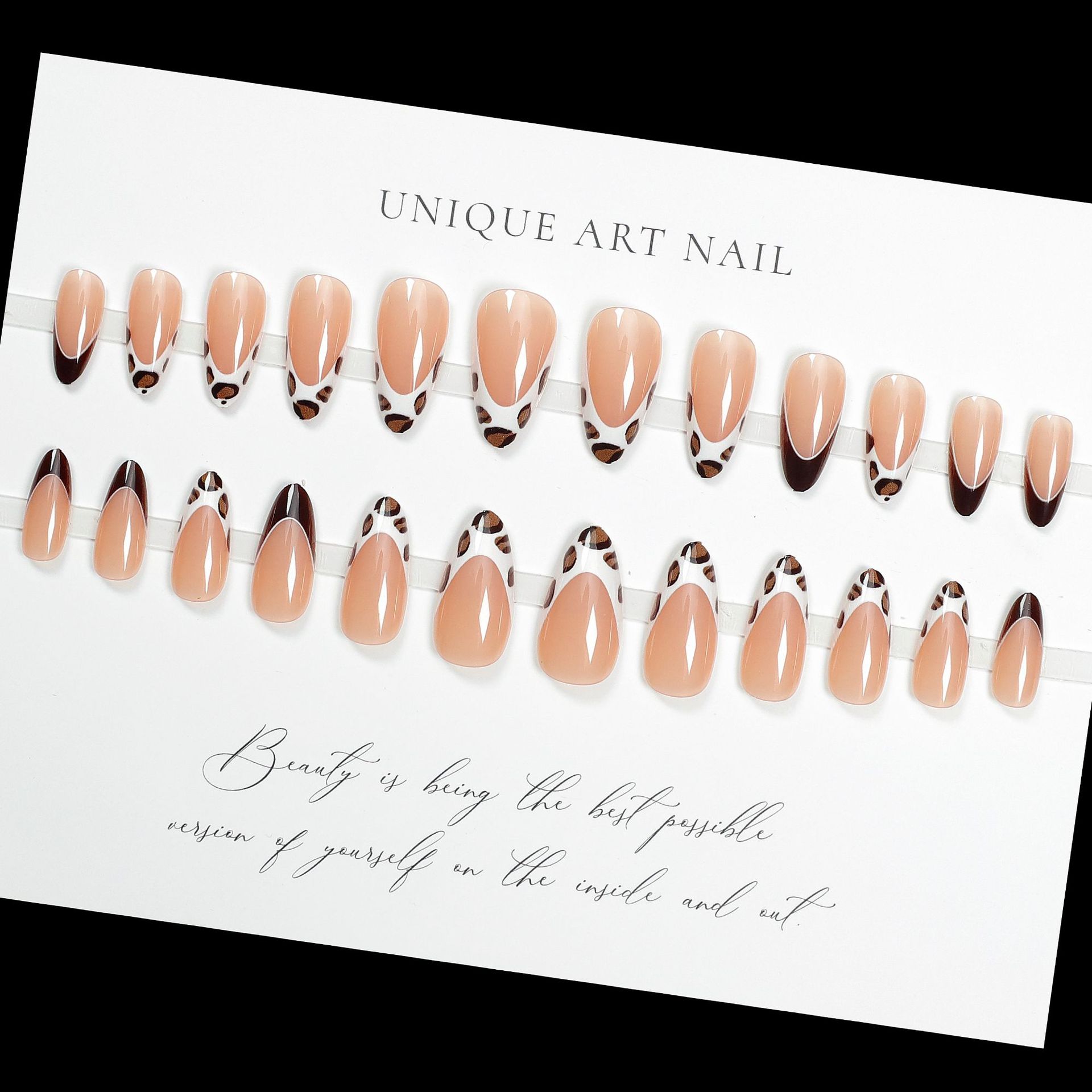 24 pieces of wearing nail fore – Nail Art Leopard Bewertung und Preis