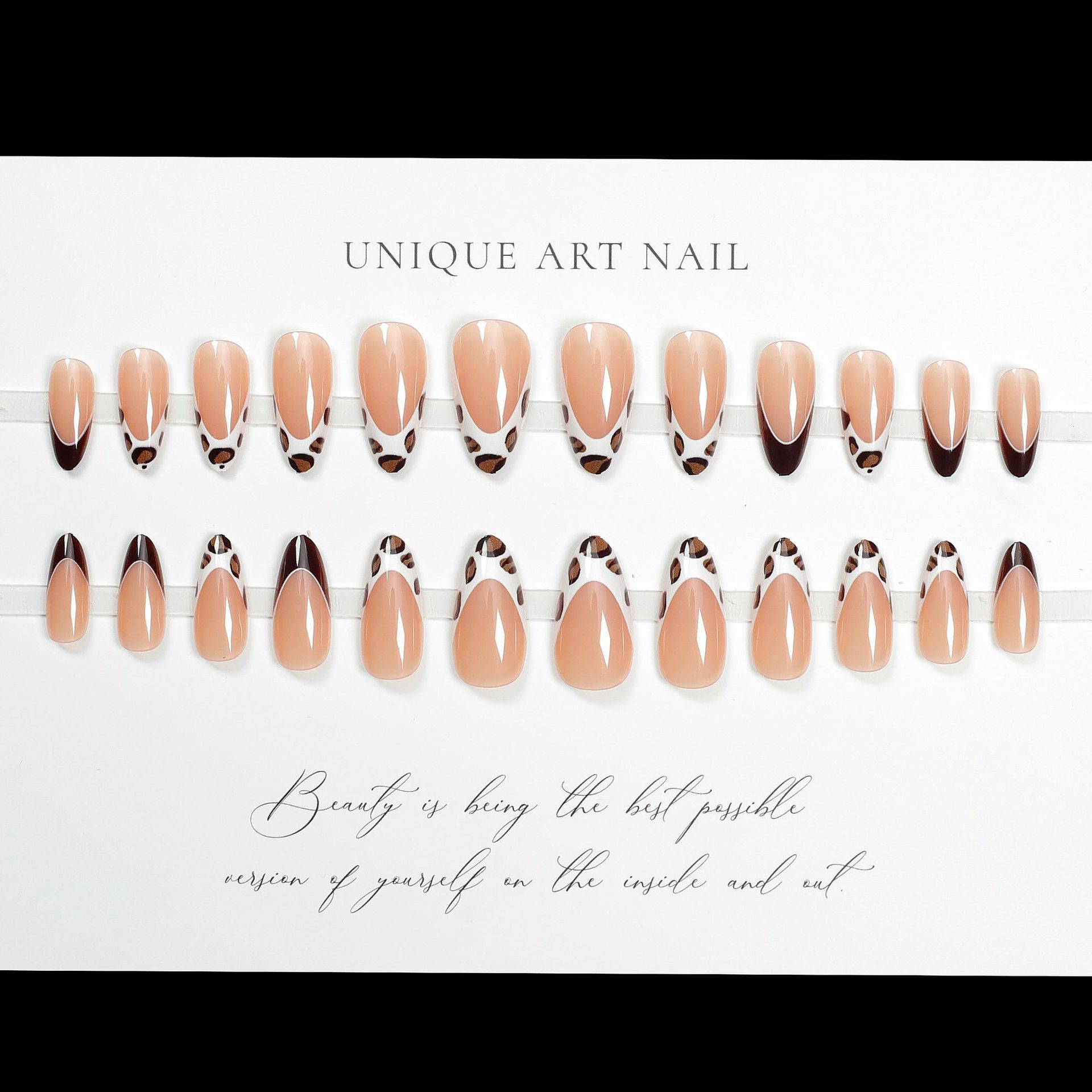 24 pieces of wearing nail fore – Nail Art Leopard Bewertung und Preis