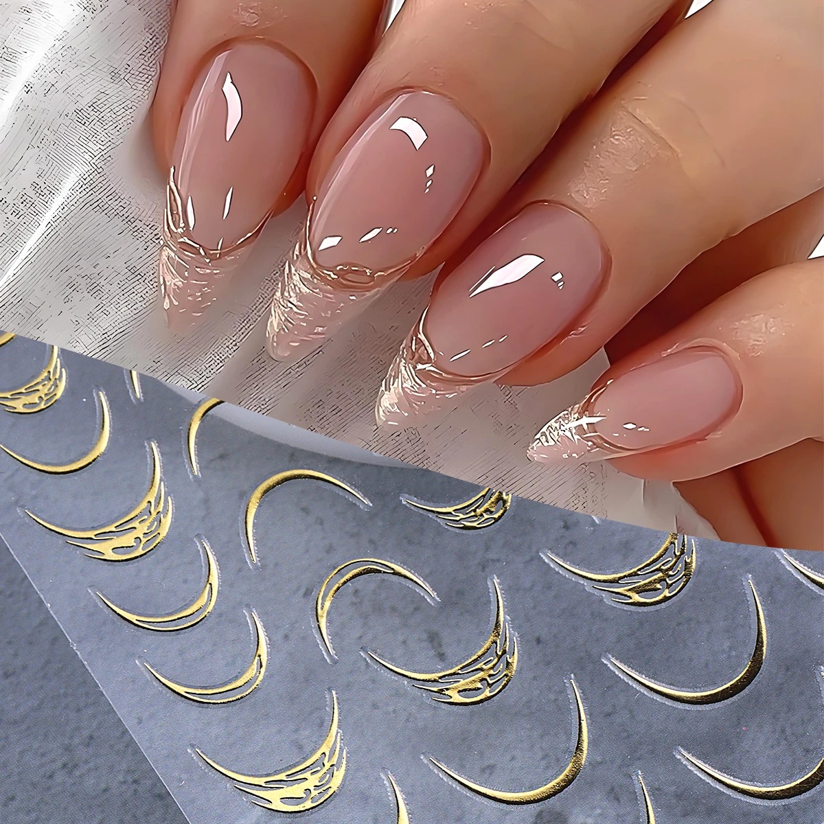 1pcs 3D Sparkle Gilding French – Nail Art Leopard Bewertung und Preis