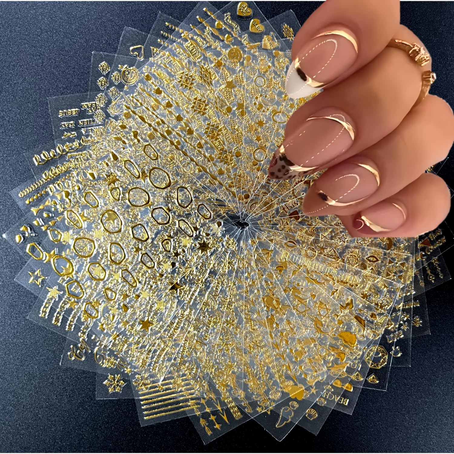 30 Sheets Gold Nail Art Sticke – Nail Art Leopard Bewertung und Preis