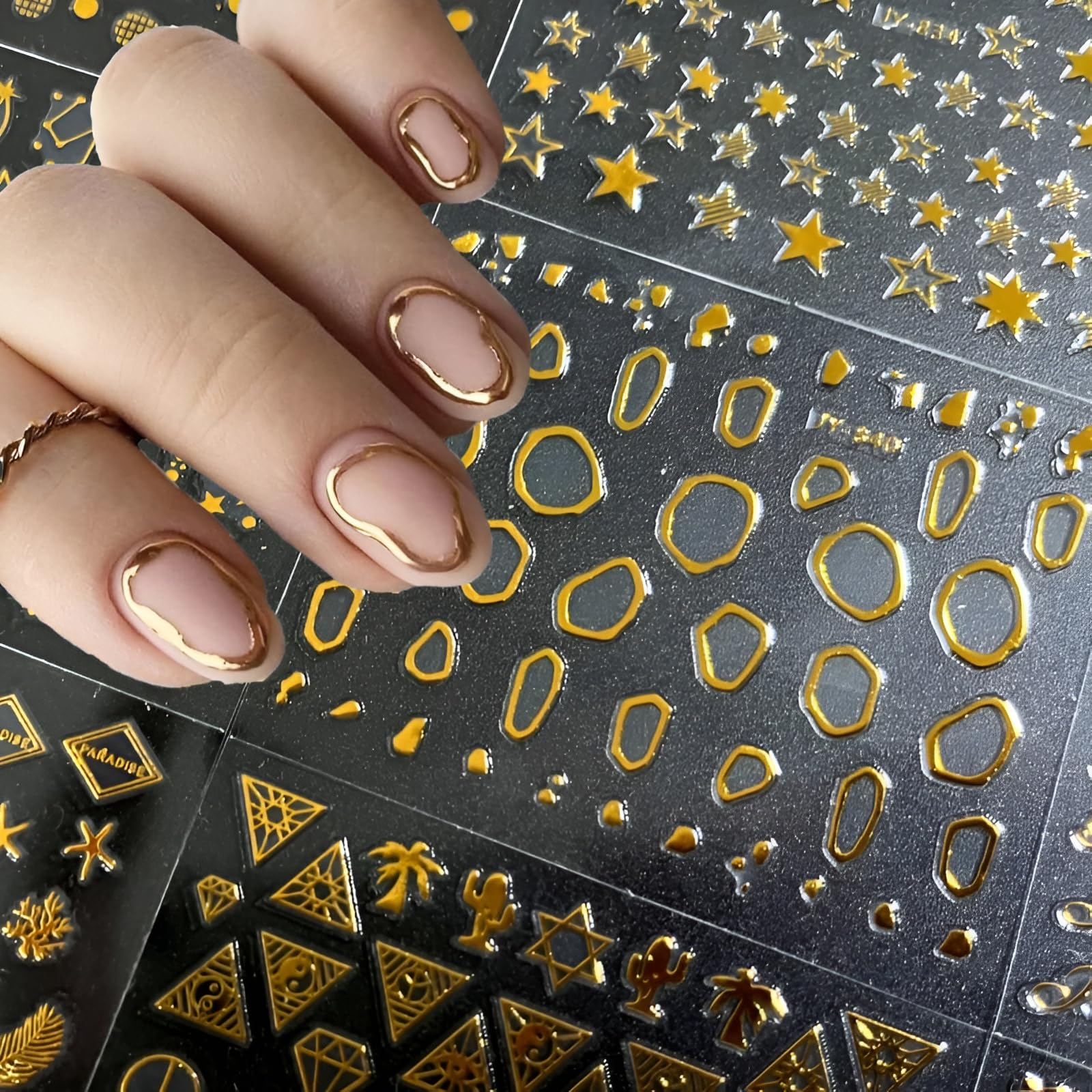 30 Sheets Gold Nail Art Sticke – Nail Art Leopard Bewertung und Preis
