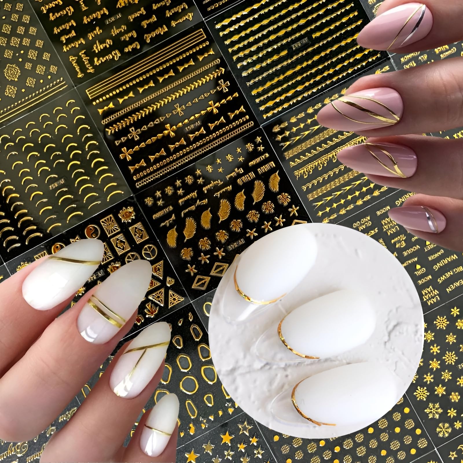 30 Sheets Gold Nail Art Sticke – Nail Art Leopard Bewertung und Preis