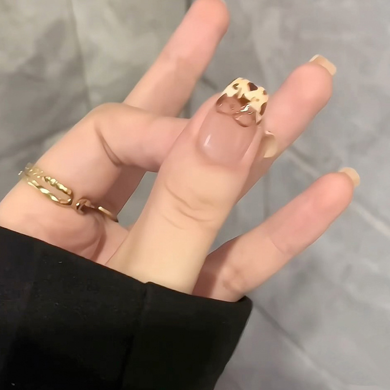 handmade press on nails almond – Nail Art Leopard Bewertung und Preis