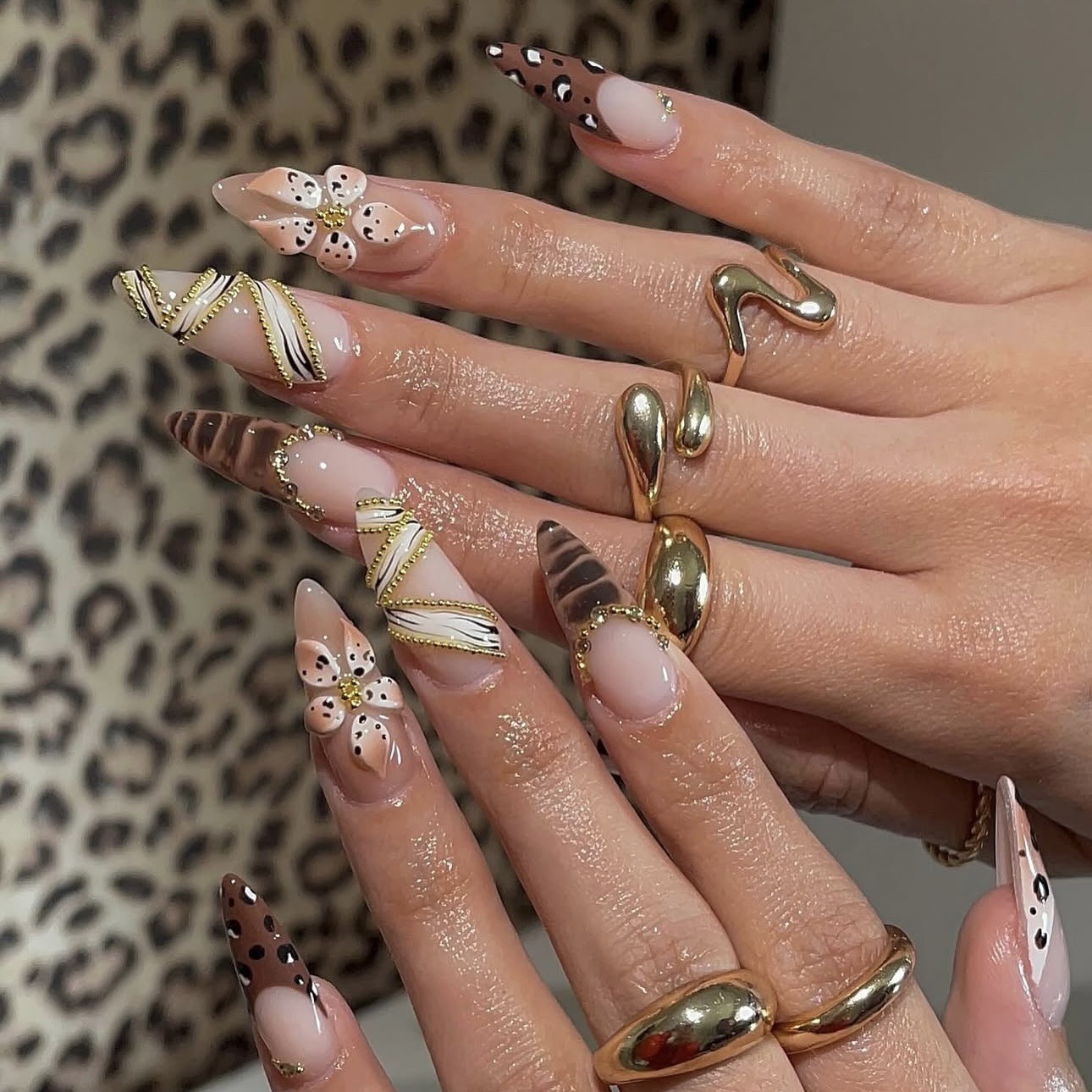 Wear nail autumn and winter le – Nail Art Leopard Bewertung und Preis