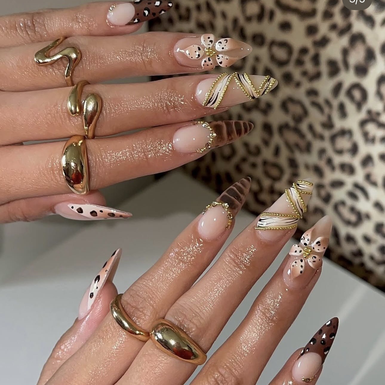 Wear nail autumn and winter le – Nail Art Leopard Bewertung und Preis