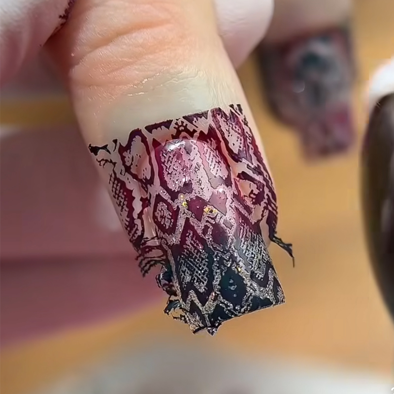 Animal Image Snake Leopard Nai – Nail Art Zebra Design Bewertung und Preis