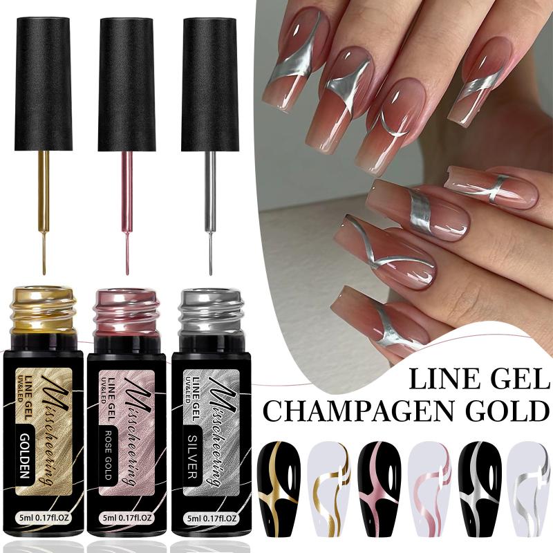 Gold Silver Metallic Liner Gel – Nail Art Chrome Bewertung und Preis