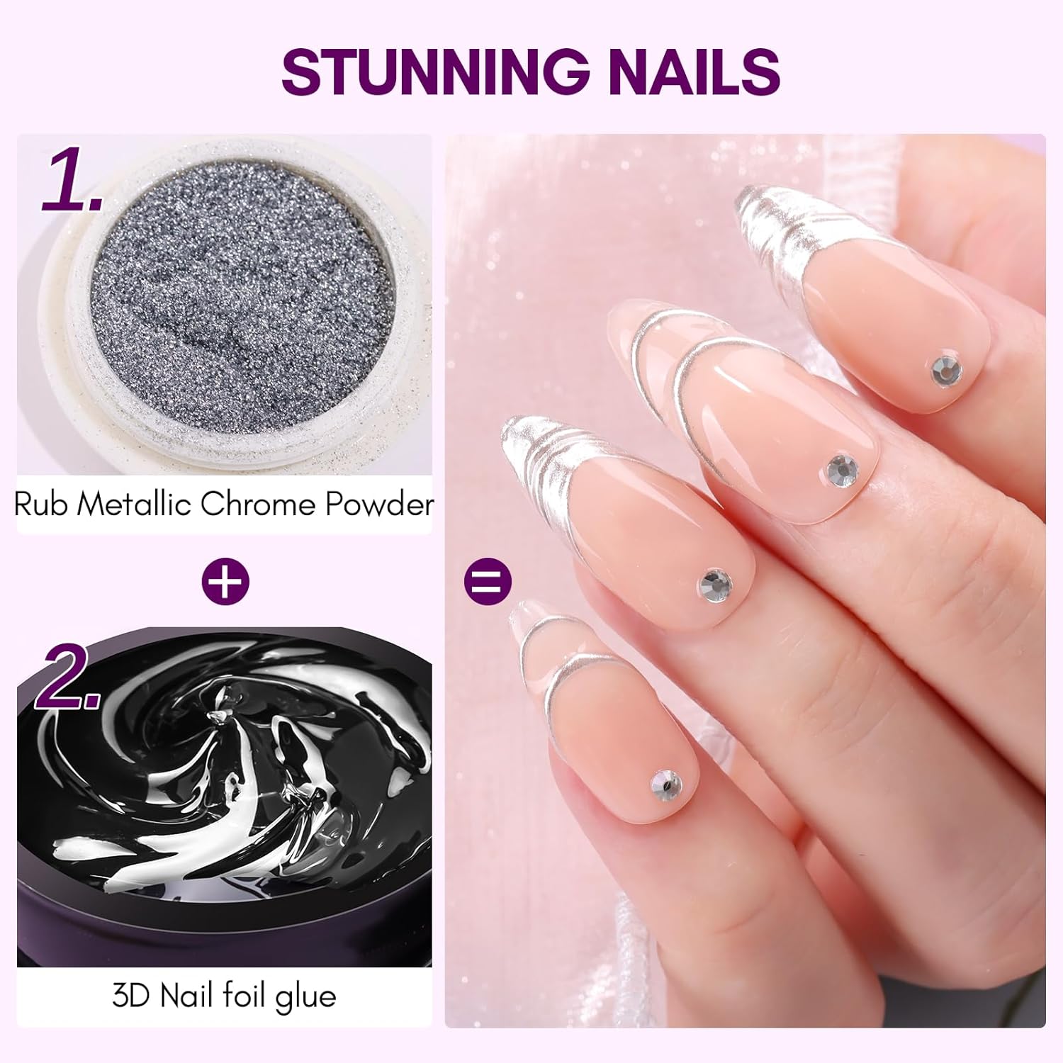 Makartt 3D Nail Gel 8ml Nail F – Nail Art Chrome Bewertung und Preis