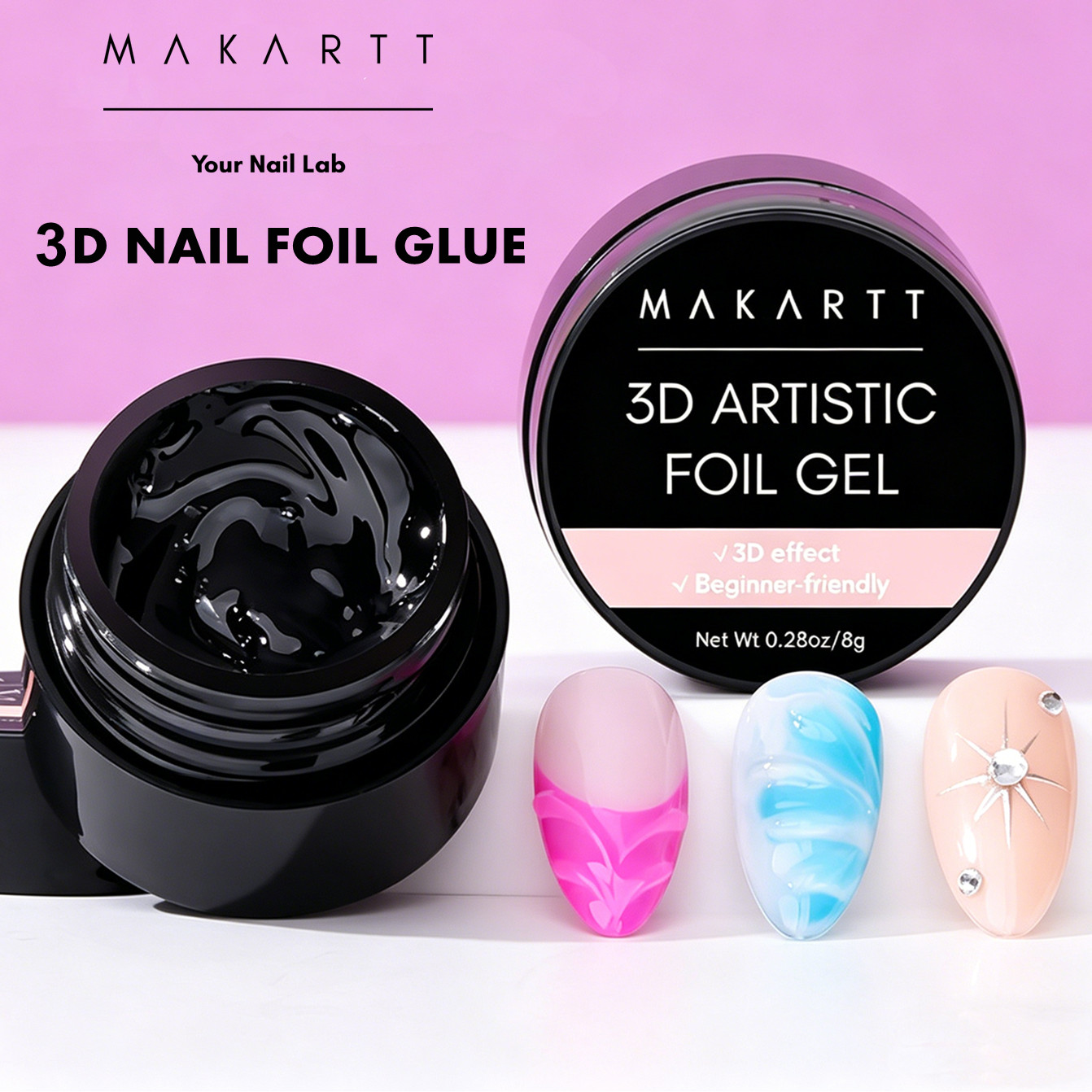 Makartt 3D Nail Gel 8ml Nail F – Nail Art Chrome Bewertung und Preis