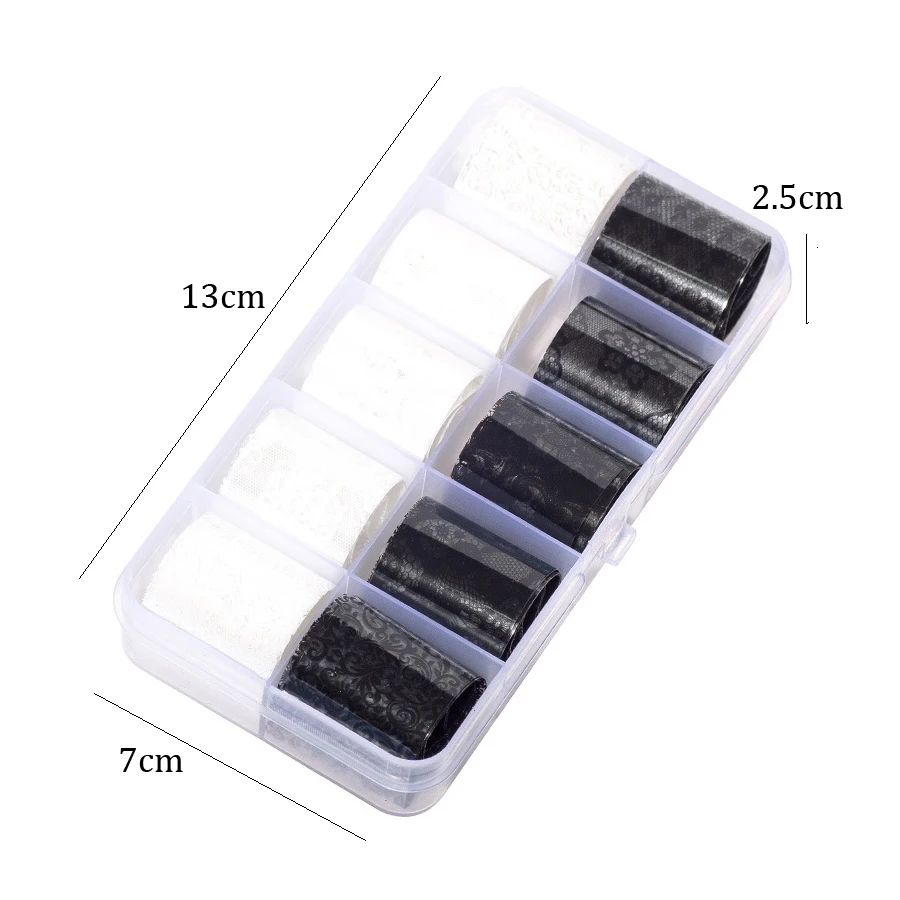 10 Rolls 2.5*60cm New Black Wh – Nail Art Leopard Bewertung und Preis