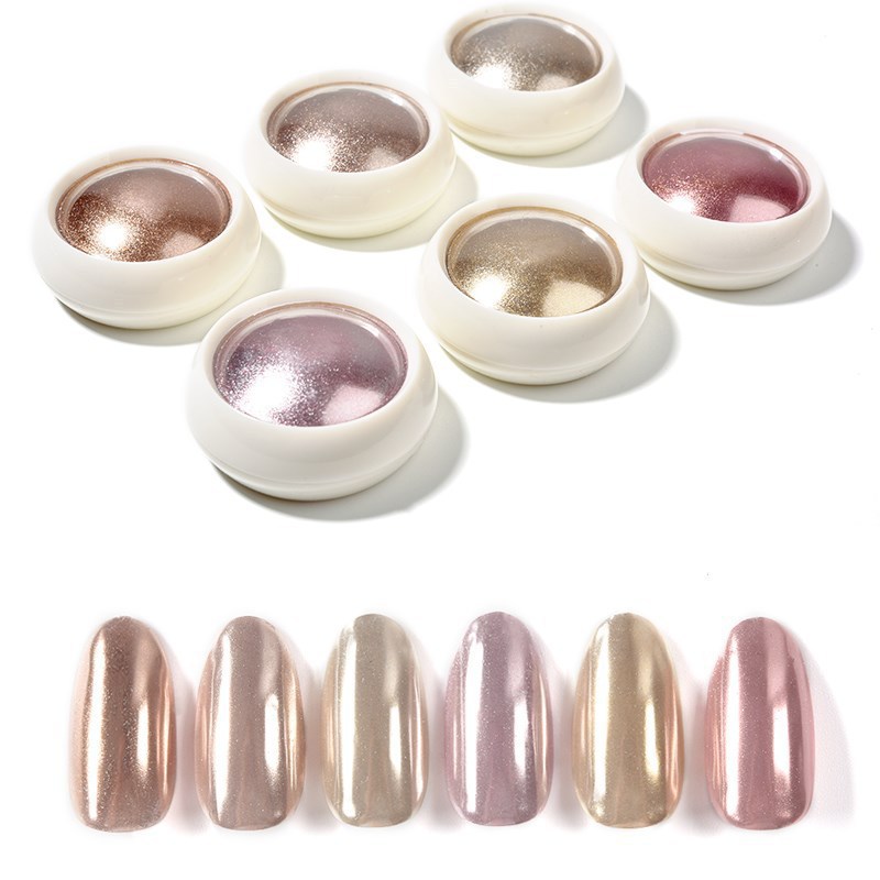 6 Pcs Fantasy Mirror Chrome Ef – Nail Art Chrome Bewertung und Preis