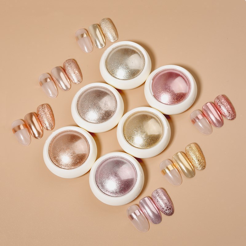 6 Pcs Fantasy Mirror Chrome Ef – Nail Art Chrome Bewertung und Preis