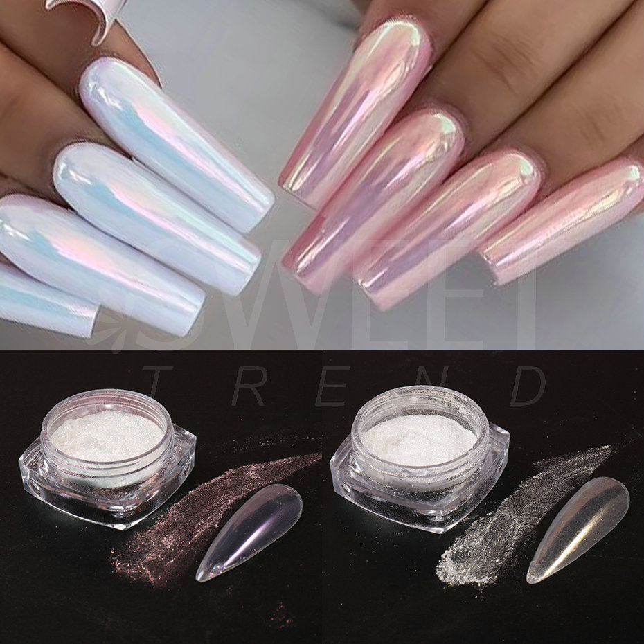 White Pearl Mirror Moonlight N – Nail Art Chrome Bewertung und Preis