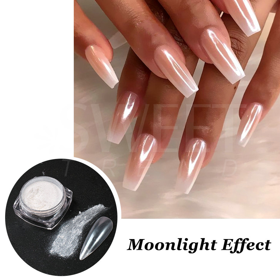 White Pearl Mirror Moonlight N – Nail Art Chrome Bewertung und Preis