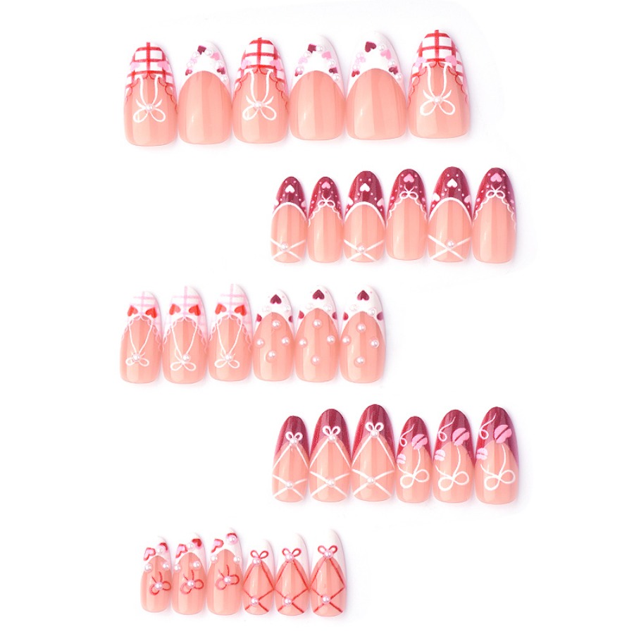 30 Valentine's Day French Almo – Nail Art Love Bewertung und Preis