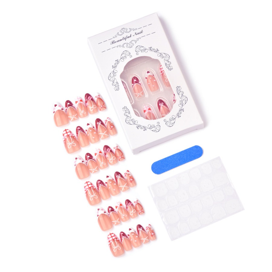 30 Valentine's Day French Almo – Nail Art Love Bewertung und Preis