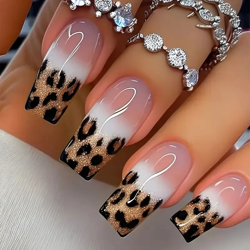 Nail Art 24 Pieces Gradient Co – Nail Art Leopard Bewertung und Preis