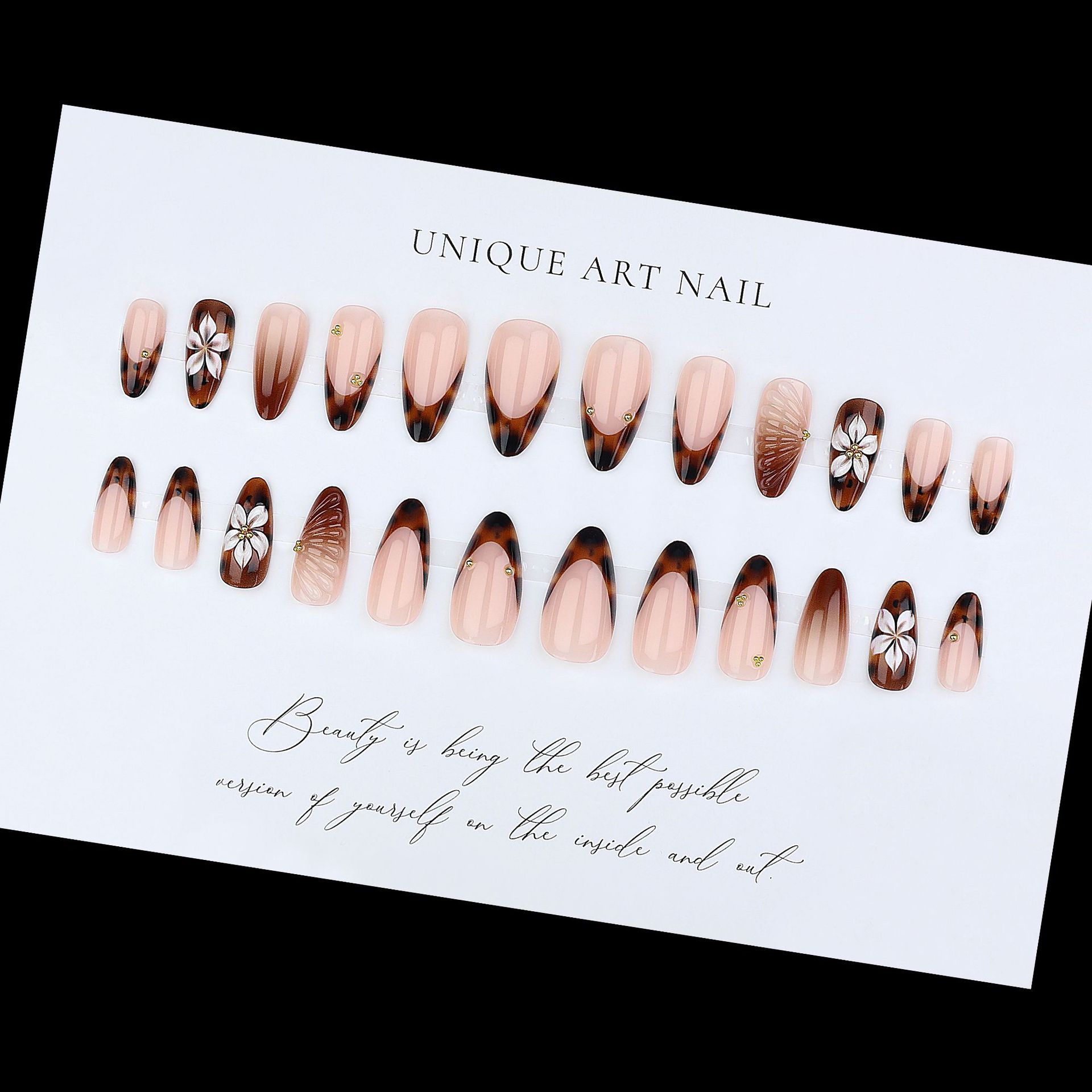 Hot Sale Autumn and Winter Bro – Nail Art Leopard Bewertung und Preis