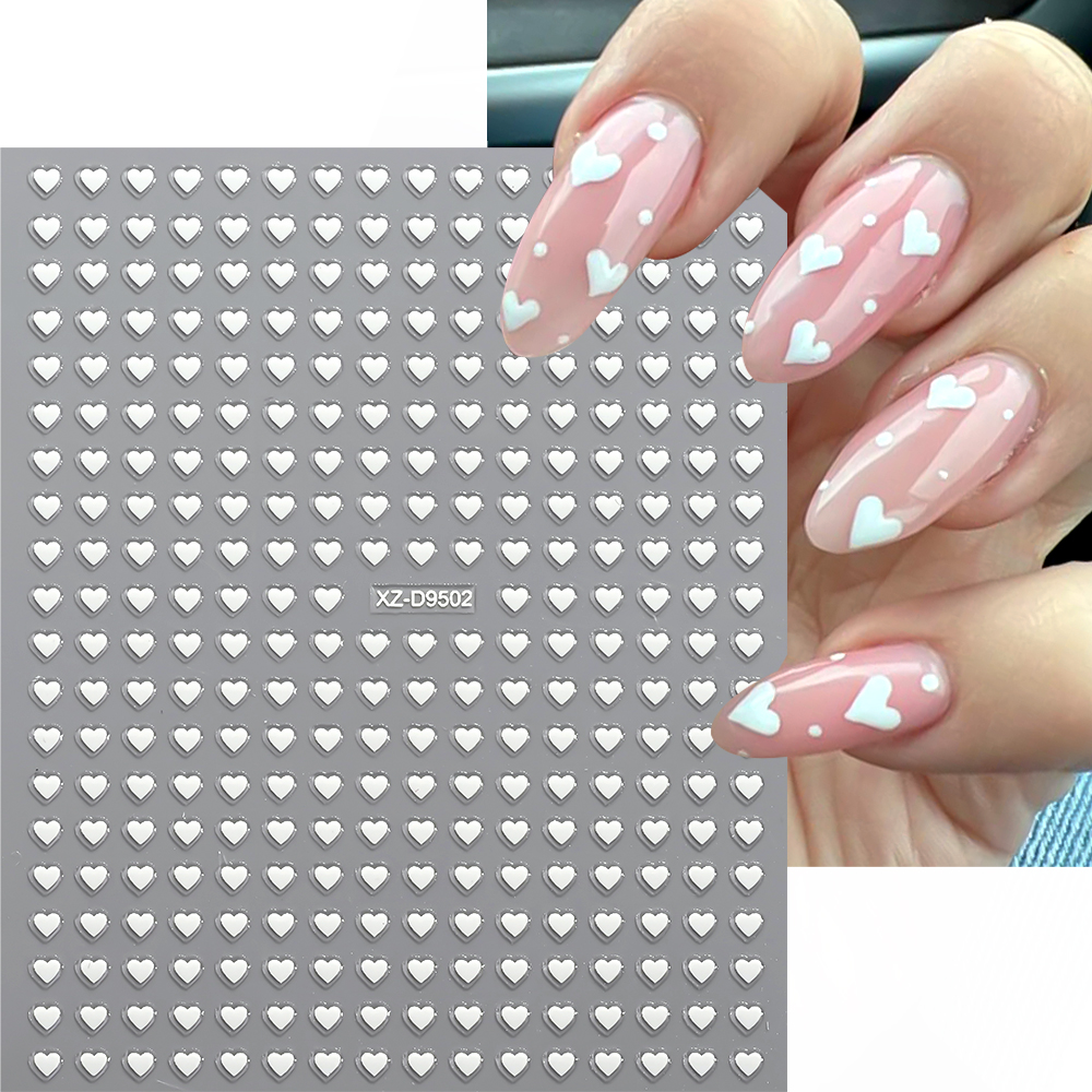 8pc 3D Mixed Color Heart Nail  – Nail Art Leopard Bewertung und Preis