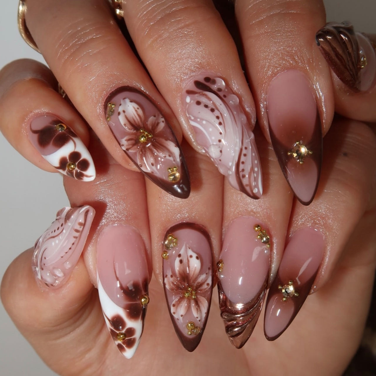 Medium fake nails for women gr – Nail Art Leopard Bewertung und Preis