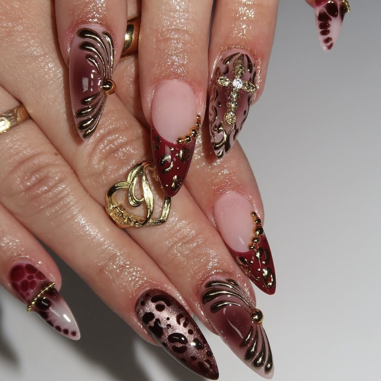 Medium fake nails for women gr – Nail Art Leopard Bewertung und Preis