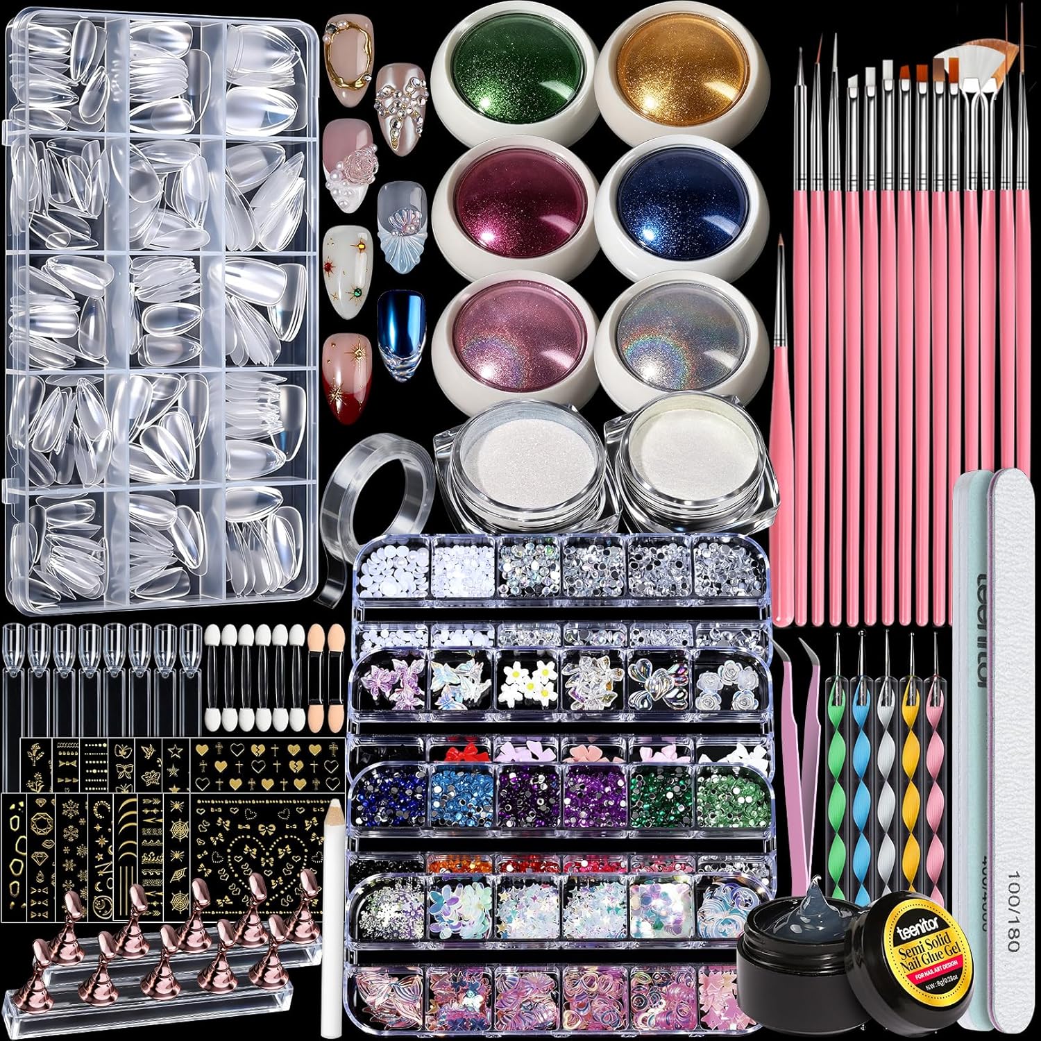 Teenitor Acrylic Nail Kit With – Nail Art Chrome Bewertung und Preis