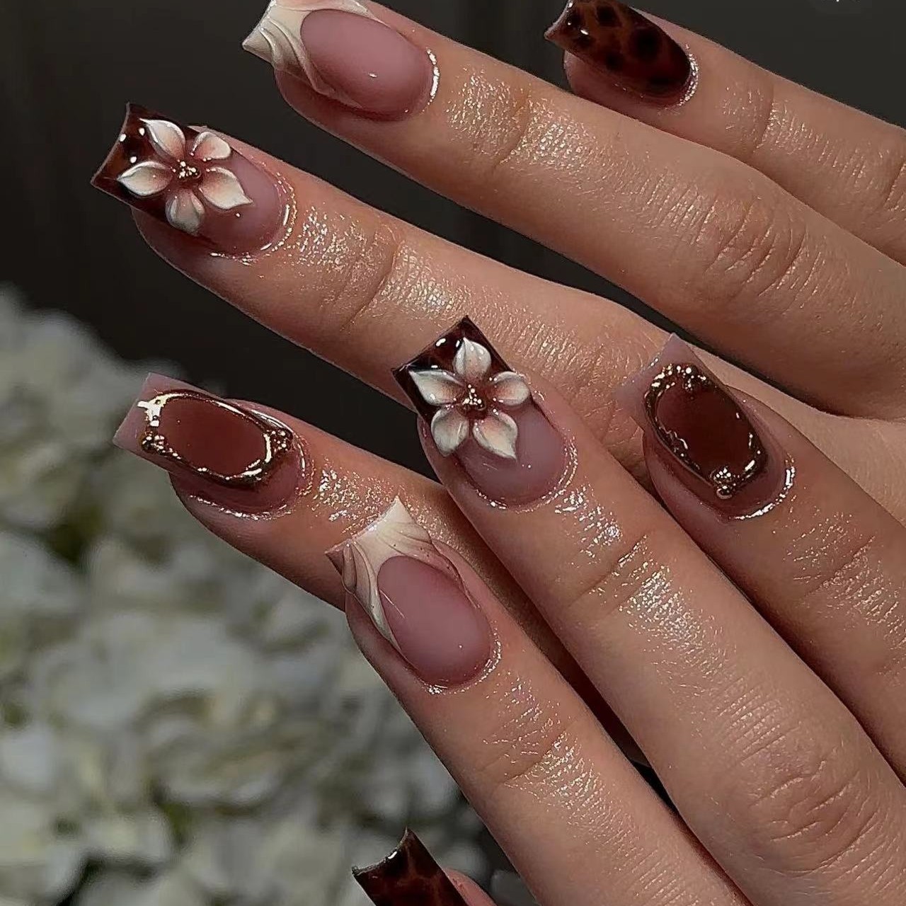 Short square fake nails for wo – Nail Art Leopard Bewertung und Preis