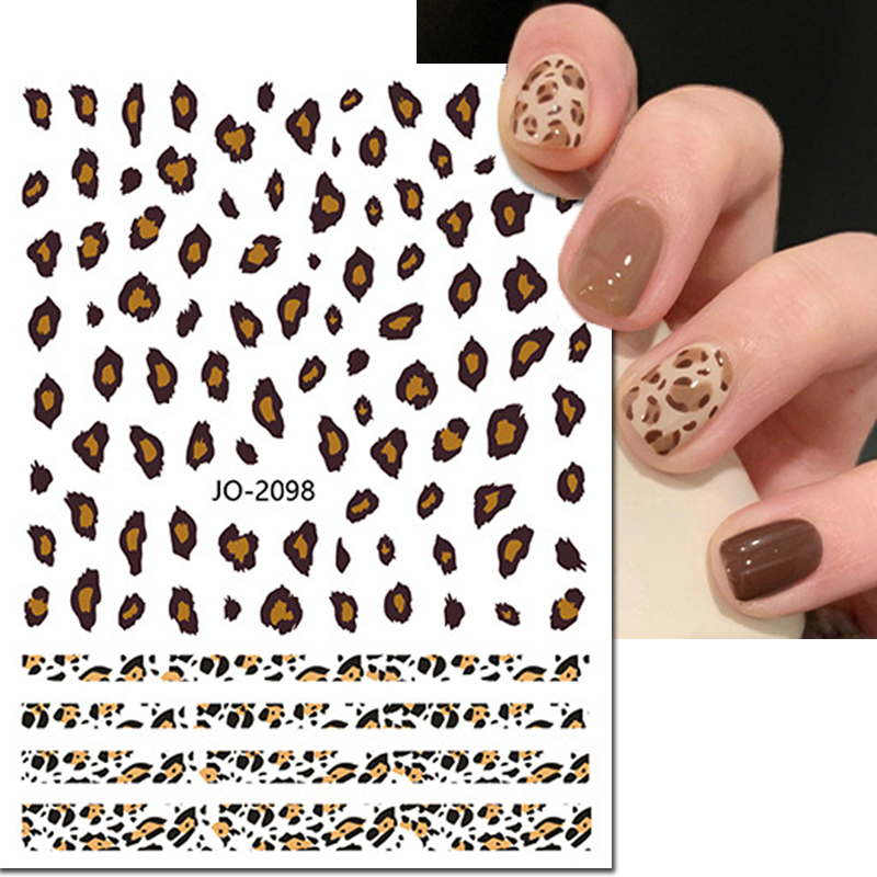 Nail Art 3d Decals Pink Blue B – Nail Art Leopard Bewertung und Preis