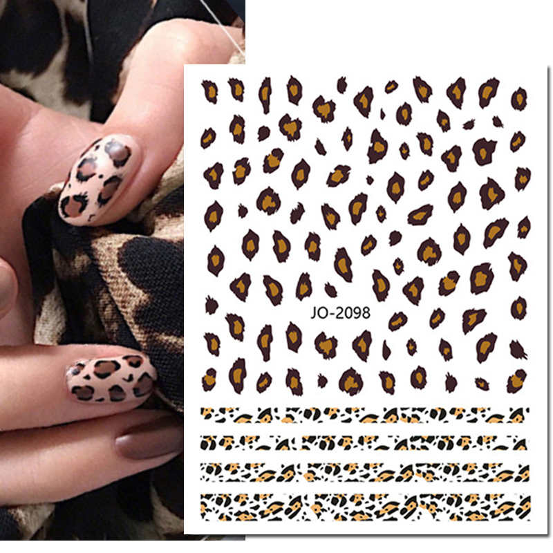 Nail Art 3d Decals Pink Blue B – Nail Art Leopard Bewertung und Preis