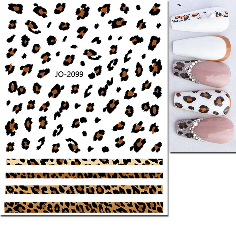 Nail Art 3d Decals Pink Blue B – Nail Art Leopard Bewertung und Preis