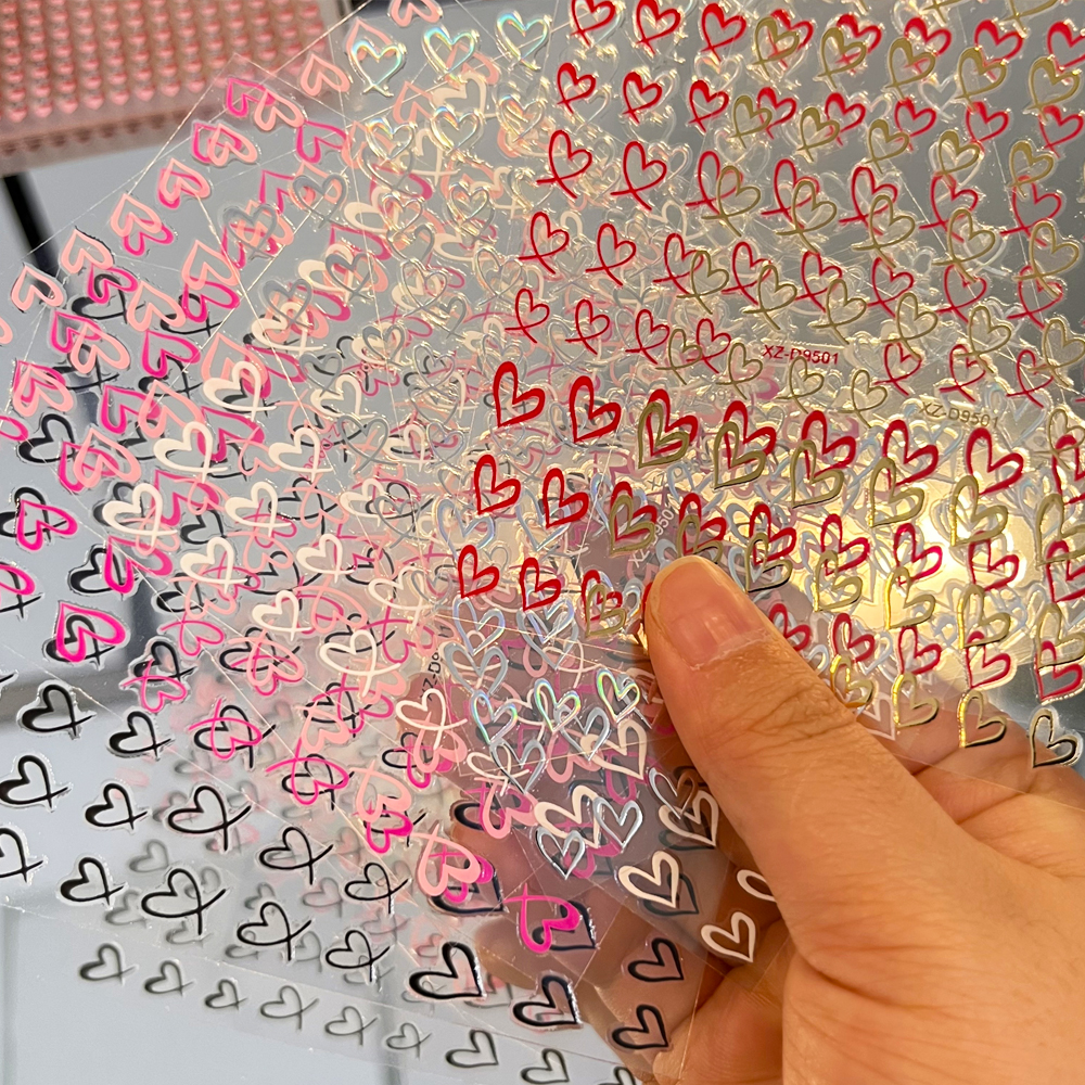8pcs/Set French Irregular Hear – Nail Art Leopard Bewertung und Preis