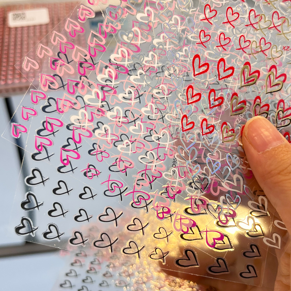 8pcs/Set French Irregular Hear – Nail Art Leopard Bewertung und Preis