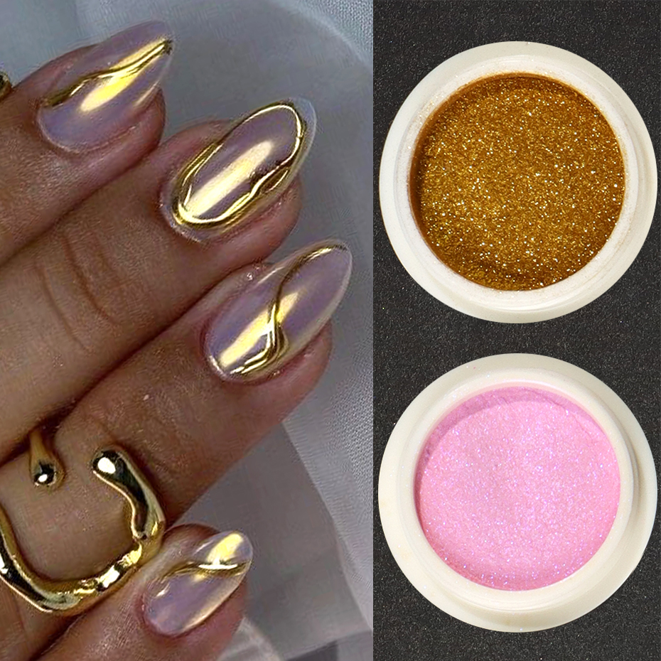 23pcs Chrome Mirror Nail Powde – Nail Art Chrome Bewertung und Preis