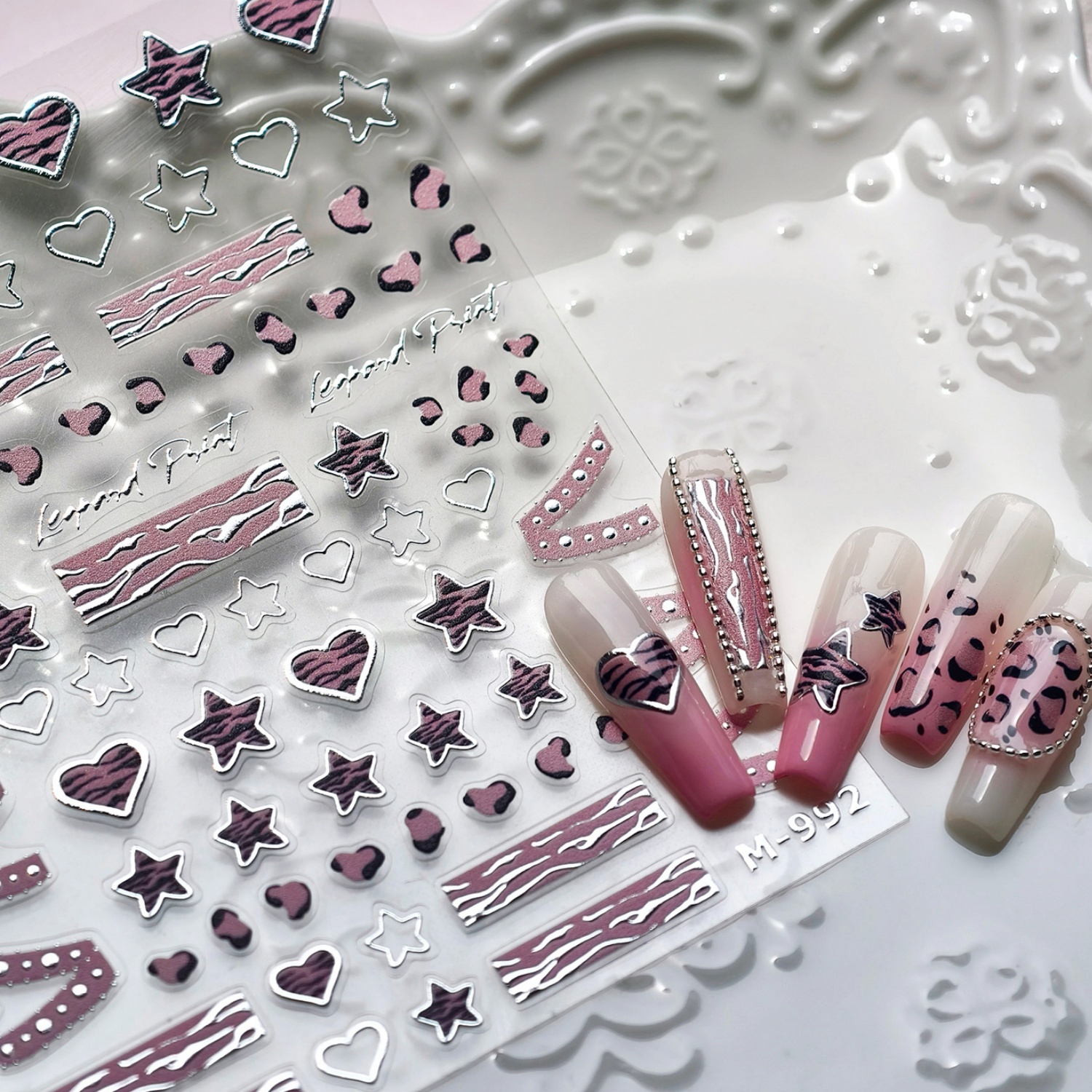 Punk Pink Leopard Print Love H – Nail Art Leopard Bewertung und Preis